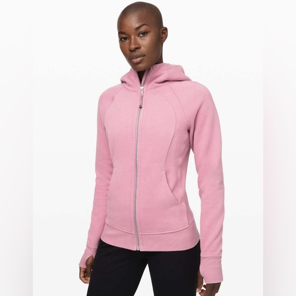 lululemon athletica Jackets & Blazers - Lululemon Scuba Hoodie *Light Cotton Fleece Size 6 EUC